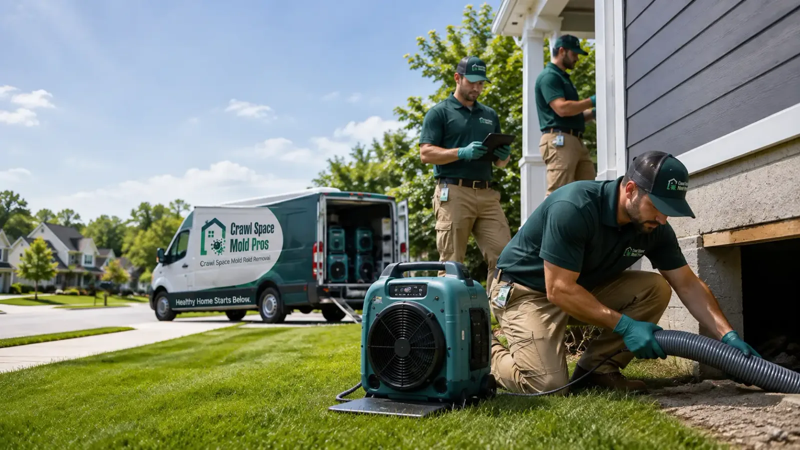 Crawl Space Mold Removal in Luverne, MN